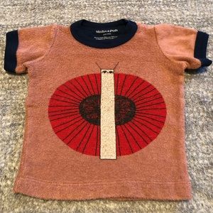 Misha and Puff terrycloth tee, size 1y